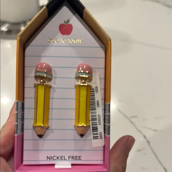 🖍️ True to Form Crayon Earrings – Perfect for Teachers Who Love to Stand Out! - Picture 2 of 5